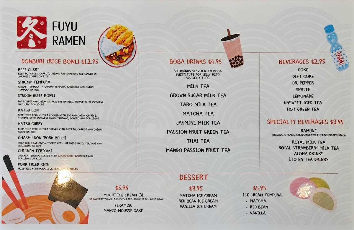 Menu Fuyu Ramen-2