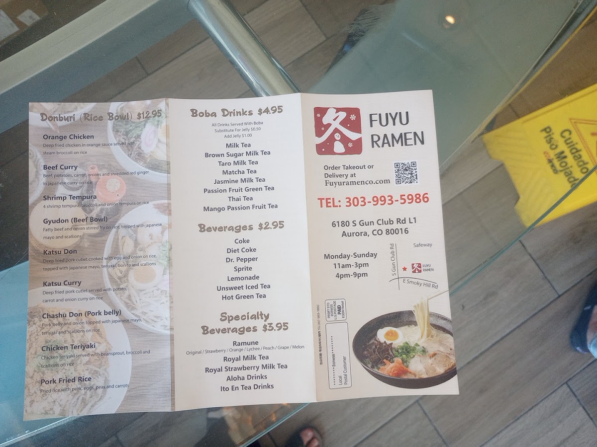 Menu Fuyu Ramen-7